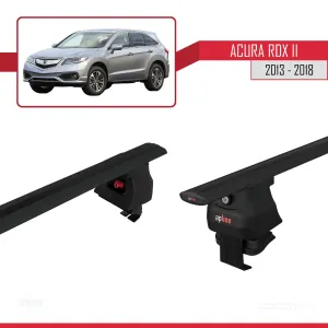 Acura RDX II (TB3/TB4) 2013-2018 Arası ile uyumlu ACE-4 Ara Atkı Tavan Barı SİYAH - Görsel 5
