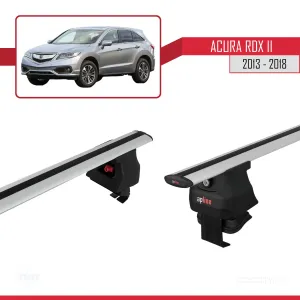 Acura RDX II (TB3/TB4) 2013-2018 Arası ile uyumlu ACE-4 Ara Atkı Tavan Barı GRİ - Görsel 3