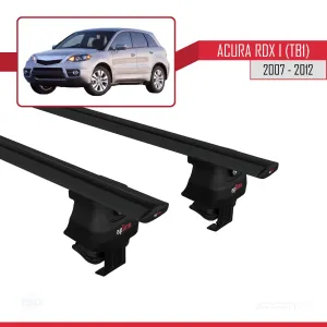 Acura RDX I (TB1/TB2) 2007-2012 Arası ile uyumlu ACE-4 Ara Atkı Tavan Barı SİYAH - Görsel 4