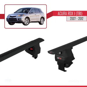 Acura RDX I (TB1/TB2) 2007-2012 Arası ile uyumlu ACE-4 Ara Atkı Tavan Barı SİYAH - Görsel 5