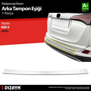 S-Dizayn Toyota Rav4 Krom Arka Tampon Eşiği 2018 ÜzeriAraca &Ouml;zel Krom Aksesuar
&Uuml;r&uuml;n &Ouml;zellikleri:Krom &uuml;r&uuml;nler ara&ccedil; &uuml;zer