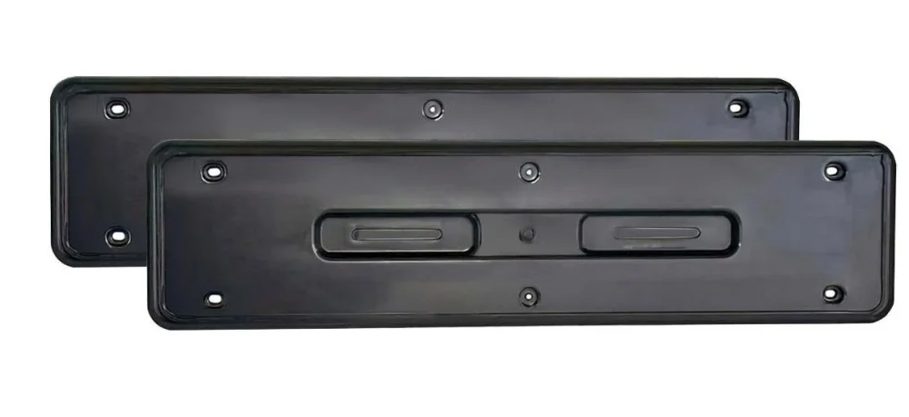 Hummer Tipi Abs Plastik Oto Plakalık Parlak Siyah 1 Takım 2 Adet