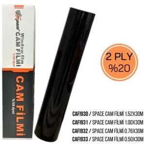 oto uzay uyumlu Cam filmi 1.52x30m %20 2PLY / CAFI930 modelleri Oto Aksesuar Shop'de. Kaliteli malzeme, hızlı kargo ve güvenli alışverişle hemen inceleyin.