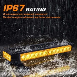 Çakar Lamba Çift Taraflı 30 Led Sarı-Sarı / Lapa524 - Görsel 5