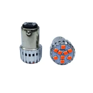 1157 Dekoratif Stop Led Ampul Çift Duy Kırmızı 12V 4W Canbus 952-1