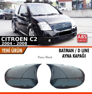 Citroen C2 Batman Ayna Kapağı Piano Black / 2004-2008DRS Tuning kalitesiyle tanışın! Özel olarak Citroen  model araçlar için üretilen bu ürün, otomobilinizin ha