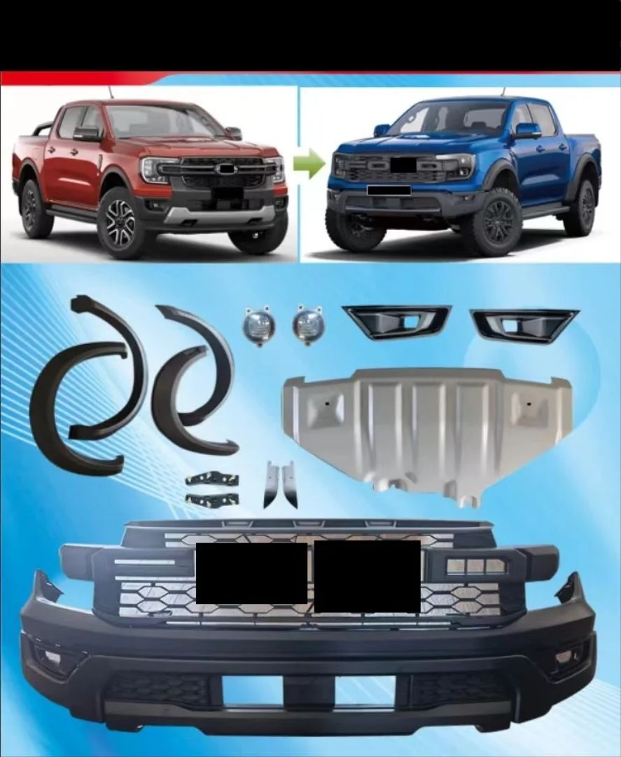 Ranger 2022(Xlt/Sport/Wildtrack) İçin  2022 Raptor Facelift Body Kıt