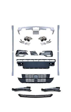 Çamkıran uyumlu Transporter T6.1 R-Line Body Kıt (Siyah Panjur) 2020+ modelleri Oto Aksesuar Shop'de. Kaliteli malzeme, hızlı kargo ve güvenli alışverişle