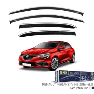 Renault Megane 4 HB Kromlu Cam Rüzgarlığı 4'lü 2016+DRS Tuning kalitesiyle tanışın! Özel olarak Renault  model araçlar için üretilen bu ürün, otomobilinizin hat