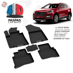 Hyundai Tucson 4D Araca Özel Havuzlu Kauçuk Paspas 2015 ve ÜzeriDRS Tuning kalitesiyle tanışın! Özel olarak Hyundai  model araçlar için üretilen bu ürün, otomob