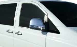 Mercedes Vito W639 ABS Krom Ayna Kapağı 2 Parça 2003-2010 Arası thumb 2