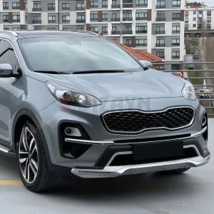 S-Dizayn Kia Sportage Ön ve Arka Tampon Koruma Difüzör Seti 2019-2021 A+ Kalite thumb 5