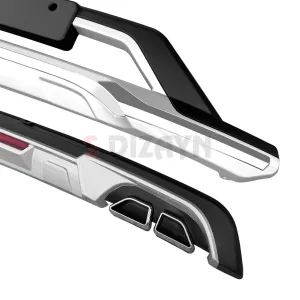 S-Dizayn Hyundai Tucson Ön ve Arka Tampon Koruma Difüzör Seti 2019-2021 A+ Kalite thumb 4