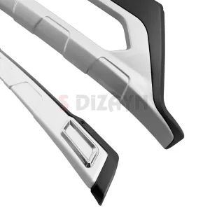 S-Dizayn Fiat Fiorino Ön ve Arka Tampon Koruma Difüzör Seti 2017 Üzeri A+ Kalite thumb 4
