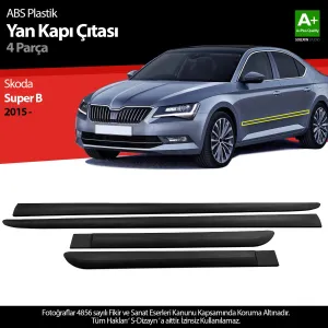s-dizayn uyumlu Skoda Super B ABS Plastik Yan Kapı Koruma Çıtası 2015 Üzeri A+ Kalite modelleri Oto Aksesuar Shop'de. Kaliteli malzeme, hızlı kargo ve güvenli