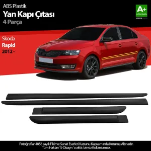 s-dizayn uyumlu Skoda Rapid ABS Plastik Yan Kapı Koruma Çıtası 2012 Üzeri A+ Kalite modelleri Oto Aksesuar Shop'de. Kaliteli malzeme, hızlı kargo ve güvenli
