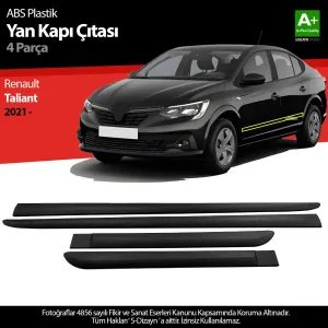 s-dizayn uyumlu Renault Taliant ABS Plastik Yan Kapı Koruma Çıtası 2021 Üzeri A+ Kalite modelleri Oto Aksesuar Shop'de. Kaliteli malzeme, hızlı kargo ve