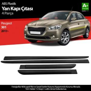 Peugeot 301 2012-2024 (M3) uyumlu ABS Plastik Yan Kapı Koruma Çıtası 2013 Üzeri A+ Kalite modelleri Oto Aksesuar Shop'de. Kaliteli malzeme, hızlı kargo ve