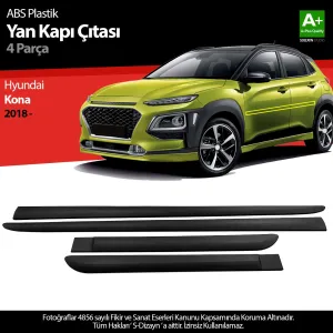 s-dizayn uyumlu Hyundai Kona ABS Plastik Yan Kapı Koruma Çıtası 2018 Üzeri A+ Kalite modelleri Oto Aksesuar Shop'de. Kaliteli malzeme, hızlı kargo ve güvenli
