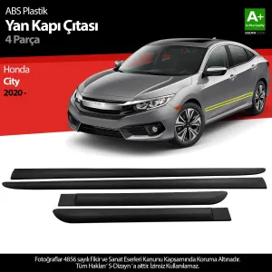 Honda City 2020-Günümüz (GN) uyumlu ABS Plastik Yan Kapı Koruma Çıtası 2020 Üzeri A+ Kalite modelleri Oto Aksesuar Shop'de. Kaliteli malzeme, hızlı kargo ve
