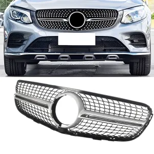 s-dizayn uyumlu Mercedes GLC X253 Ön Panjur Krom Diamond Model 2015-2019 modelleri Oto Aksesuar Shop'de. Kaliteli malzeme, hızlı kargo ve güvenli alışverişle