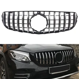 S-Dizayn Mercedes GLC X253 Ön Panjur Krom GTR Model 2015-2019 thumb 1