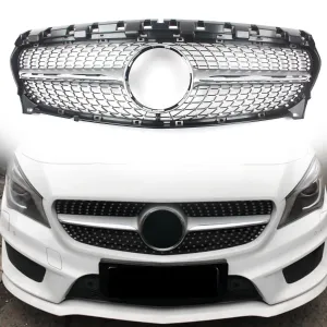 s-dizayn uyumlu Mercedes CLA180 W117 Ön Panjur Krom Diamond Model 2014-2019 modelleri Oto Aksesuar Shop'de. Kaliteli malzeme, hızlı kargo ve güvenli