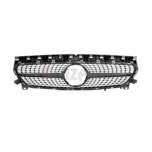 S-Dizayn Mercedes CLA180 W117 Ön Panjur Parlak Siyah Piano Black Diamond Model 2014-2019 - Görsel 3