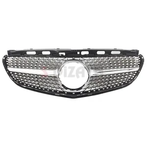 S-Dizayn Mercedes E-Class W212 Ön Panjur Krom Diamond Model 2014-2016 thumb 3