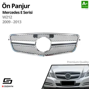 S-Dizayn Mercedes E-Class W212 Ön Panjur Krom Diamond Model 2009-2013 thumb 2