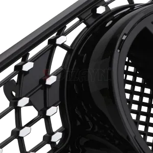 S-Dizayn Mercedes E-Class W212 Ön Panjur Parlak Siyah Piano Black Diamond Model 2009-2013 thumb 5