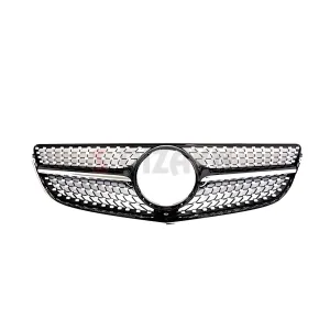 S-Dizayn Mercedes E-Class W207 Ön Panjur Parlak Siyah Piano Black Diamond Model 2014-2016 thumb 3