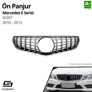 S-Dizayn Mercedes E-Class W207 Ön Panjur Krom GTR Model 2010-2013 thumb 2