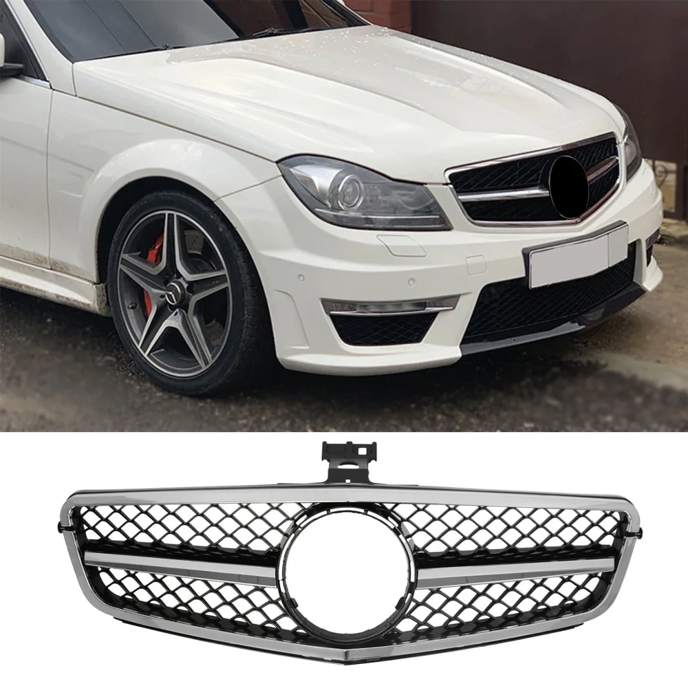S-Dizayn Mercedes C-Class W204 Ön Panjur Krom AMG Model 2007-2014