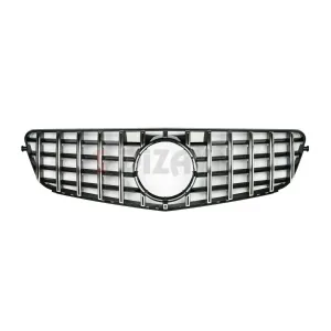 S-Dizayn Mercedes C-ClassW204 Ön Panjur Parlak Siyah Çerçeveli Krom AMG Model 2007-2014 - Görsel 3