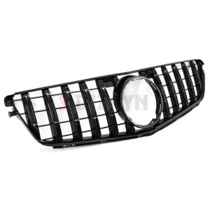 S-Dizayn Mercedes C-Class W204 Ön Panjur Parlak Siyah Piano Black GTR Model 2007-2014 - Görsel 5