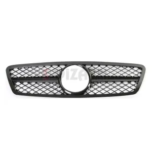 S-Dizayn Mercedes C-Class W203 Ön Panjur Parlak Siyah Krom AMG Model 2001-2007 thumb 3