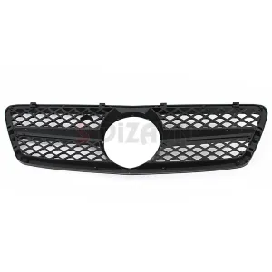 S-Dizayn Mercedes C-Class W203 Ön Panjur Parlak Siyah Piano Black AMG Model 2001-2007 - Görsel 4