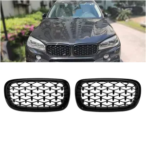 BMW X5 2013-2018 (F15) uyumlu F15/F16 Ön Panjur Böbrek Parlak Siyah Piano Black Diamond Model 2014-2016 modelleri Oto Aksesuar Shop'de. Kaliteli malzeme, hızlı