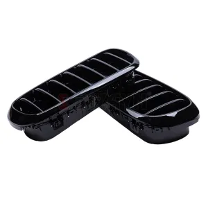 S-Dizayn Bmw X5 F15/F16 Ön Panjur Böbrek Parlak Siyah Piano Black Düz Model 2014-2016 thumb 4