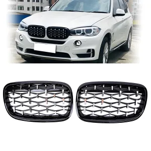 BMW X5 2006-2013 (E70) uyumlu E70/E71/E72 Ön Panjur Böbrek Parlak Siyah Çerçeveli Krom Diamond Model 2007-2013 modelleri Oto Aksesuar Shop'de. Kaliteli