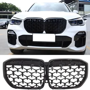 BMW X5 2018-Günümüz (G05) uyumlu G05 Ön Panjur Böbrek Parlak Siyah Piano Black Diamond Model 2018 Üzeri modelleri Oto Aksesuar Shop'de. Kaliteli malzeme, hızlı