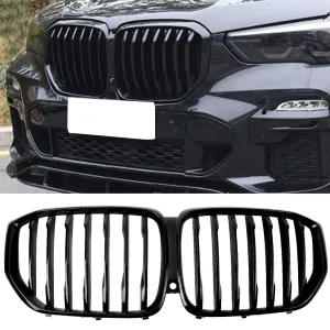 BMW X5 2018-Günümüz (G05) uyumlu G05 Ön Panjur Böbrek Parlak Siyah Piano Black Düz Model 2018 Üzeri modelleri Oto Aksesuar Shop'de. Kaliteli malzeme, hızlı