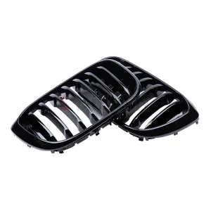 S-Dizayn Bmw X4 G02 Ön Panjur Böbrek Parlak Siyah Piano Black Düz Model 2018 Üzeri thumb 5