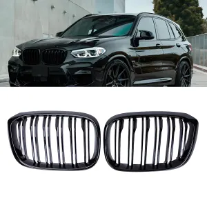 BMW X3 2017-2024 (G01) uyumlu G01 Ön Panjur Böbrek Parlak Siyah Piano Black M Model 2018 Üzeri modelleri Oto Aksesuar Shop'de. Kaliteli malzeme, hızlı kargo ve