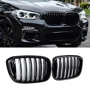 BMW X3 2017-2024 (G01) uyumlu G01 Ön Panjur Böbrek Parlak Siyah Piano Black Düz Model 2018 Üzeri modelleri Oto Aksesuar Shop'de. Kaliteli malzeme, hızlı kargo