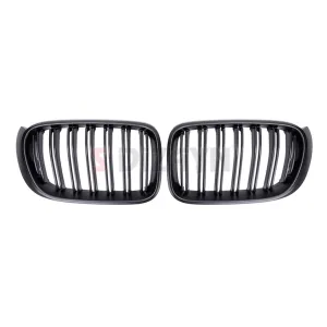 S-Dizayn Bmw X3-X4 F25/F26 Ön Panjur Böbrek Parlak Siyah Piano Black M X3X4 Model 2014-2017 thumb 3