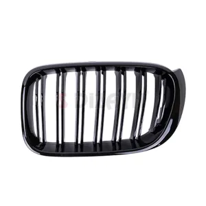 S-Dizayn Bmw X3-X4 F25/F26 Ön Panjur Böbrek Parlak Siyah Piano Black M X3X4 Model 2014-2017 thumb 5