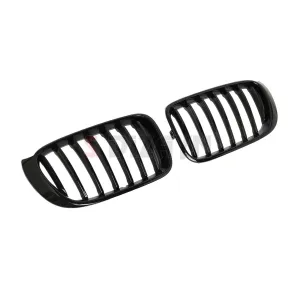 S-Dizayn Bmw X3-X4 F25/F26 Ön Panjur Böbrek Parlak Siyah Piano Black Düz Model 2014-2017 thumb 4