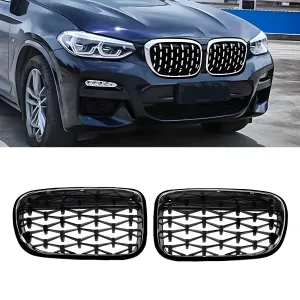 BMW X3 2010-2017 (F25) uyumlu F25 Ön Panjur Böbrek Parlak Siyah Piano Black Diamond Model 2011-2013 modelleri Oto Aksesuar Shop'de. Kaliteli malzeme, hızlı